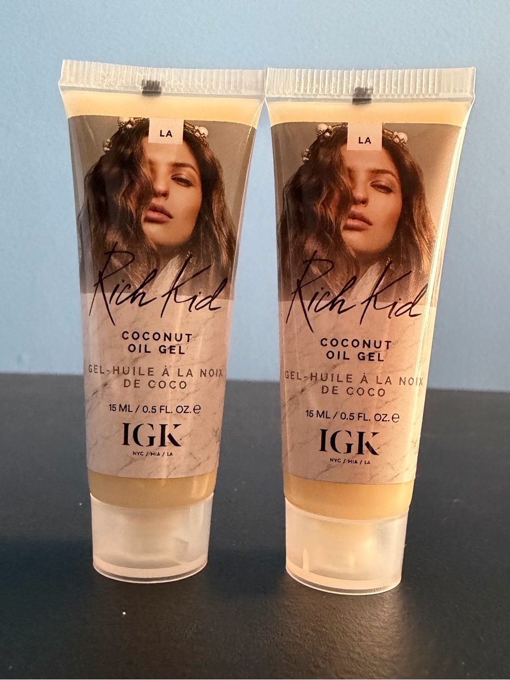 IGK Rich Kid Coconut Oil Gel - Travel Size x 2